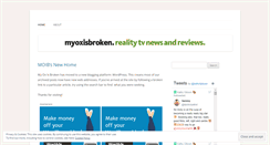Desktop Screenshot of myoxisbroken.com