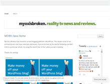 Tablet Screenshot of myoxisbroken.com